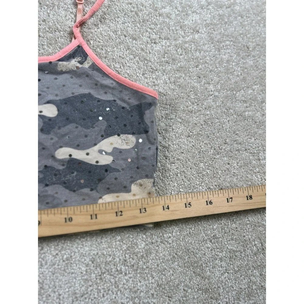 Girls Camouflage Crop‎ Top With Adjustable Straps Size 18